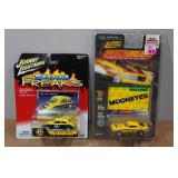 *2* Johnny Lightning Street Freaks Die Casts - 65 VW Beetle, Mooneyes