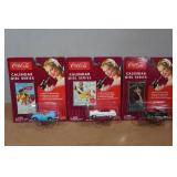 *3* Coca-Cola Calendar Girl Series Die Casts - 54 Corvette, Ford Delivery Van