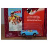 *3* Coca-Cola Calendar Girl Series Die Casts - 54 Corvette, Ford Delivery Van