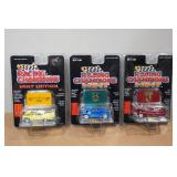 *3* Racing Champions Mint Die Casts - 56 Thunderbird, 32 Coupe, 49 Sedan
