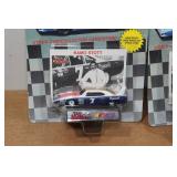 *5* Racing Champions NASCAR Stock Car/Collectors Cards and Stands