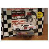 *5* Racing Champions Mercury Cyclone Stock Car/Collectors Cards and Stands