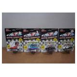 *4* Racing Champions Stock Cars/Collectors Cards with Stands