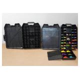 *3* Hot Wheels Die Cast Car Storage Cases with Cars