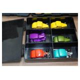 *3* Hot Wheels Die Cast Car Storage Cases with Cars
