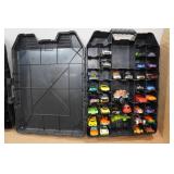 *3* Hot Wheels Die Cast Car Storage Cases with Cars