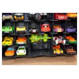 *3* Hot Wheels Die Cast Car Storage Cases with Cars