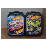 *3* Hot Wheels Die Cast Car Storage Cases with Cars