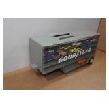 Die Cast Car Storage Trailer with Assorted Cars