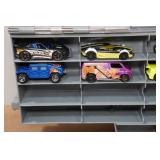 Die Cast Car Storage Trailer with Assorted Cars