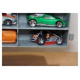 Die Cast Car Storage Trailer with Assorted Cars