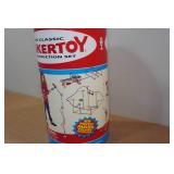 Vintage Tinkertoy Construction Building Set