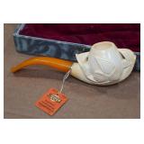 Vintage Mockba Tobacco Pipe with Case