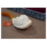 Vintage Mockba Tobacco Pipe with Case