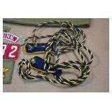 Assorted Vintage Boy Scout Collectible Patches and Hats