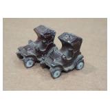 Vintage Salt & Pepper Shaker Set - Cars