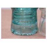 *6* Vintage Glass and Porcelain Insulators