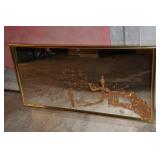 Vintage Etched Wall Mirror