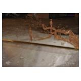 Vintage Etched Wall Mirror