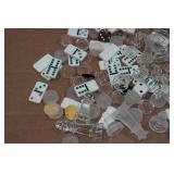 Vintage Glass Topped Chess/Checkers/Parcheesi Game Set