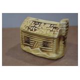 Vintage Webster Log House Cookie Jar