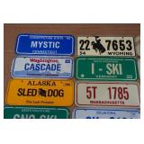 Assorted Novelty Miniature License Plates
