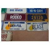 Assorted Novelty Miniature License Plates