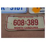 Assorted Novelty Miniature License Plates