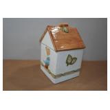 Vintage Bird House Cookie Jar