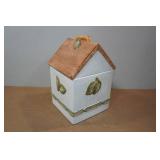 Vintage Bird House Cookie Jar