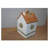 Vintage Bird House Cookie Jar