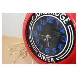 Vintage Cambridge Diner Wall Clock - 14"
