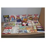 Assorted Vintage Magazines - Mad, Cracked, Good Old Days