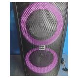 beFree Sound Dual 8" Bluetooth Wireless Portable Party Speaker with Reactive Lights beFree Sound Dual 8" Bluetooth Wireless Portable Party Speaker with Reactive Lights