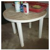 8 ft folding table and plastic round patio table 8 ft folding table and plastic round patio table
