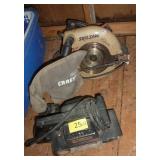 Skilsaw and Craftsman sander Skilsaw and Craftsman sander