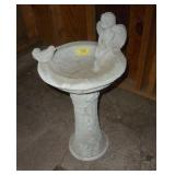 concrete bird bath about 30 inches tall concrete bird bath about 30 inches tall