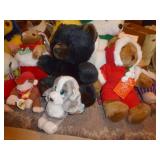 Group of new plush animals Group of new plush animals