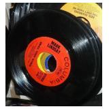 Box full of 45 rpm records Box full of 45 rpm records