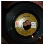 Box full of 45 rpm records must be close to 100 Box full of 45 rpm records must be close to 100