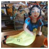 Snow White and the Seven Dwarfs concrete yard ornaments Snow White and the Seven Dwarfs concrete yard ornaments