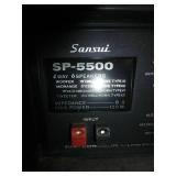 Pair of vintage Sansui speakers model SP-5500 120 Watt 4-Way 6-Speaker system Pair of vintage Sansui speakers model SP-5500 120 Watt 4-Way 6-Speaker system