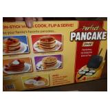 New pancake griddle and vintage belgian waffle maker New pancake griddle and vintage belgian waffle maker