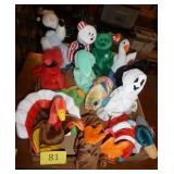 Lot of 14 beanie babies Lot of 14 beanie babies
