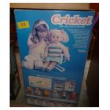 Cricket doll with extra clothes and tape Cricket doll with extra clothes and tape