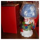 Two New snowman lamps Two New snowman lamps