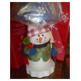 Two New snowman lamps Two New snowman lamps