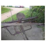 Old Hay/Buck Rake and push reel mower Old Hay/Buck Rake and push reel mower