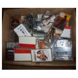 Box full of probably 60 cassettes Box full of probably 60 cassettes