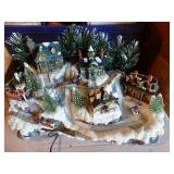 New Fiber Optic village with waterfalls New Fiber Optic village with waterfalls